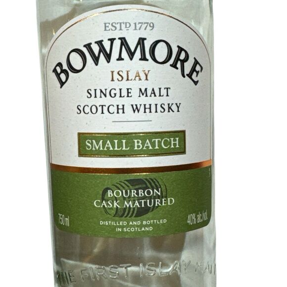 Bowmore Small Batch - Empty Single Malt Scotch Whisky Bottle, Box  & Cork - Picture 3 of 6